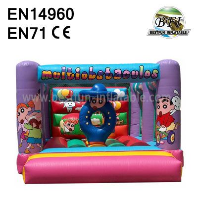 Multi Obstacles Inflatable Moonwalks