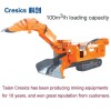 100CBM/H mining track loader