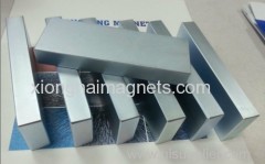 China manufacturer and exporter with Sintered Neodymium(NdFeB) Block Rare Earth Magnet Grade N42