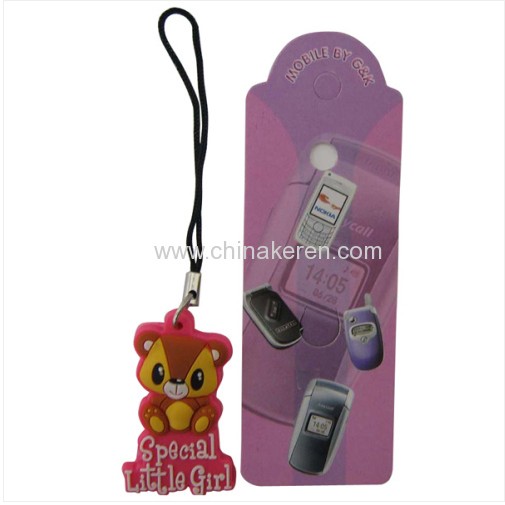 soft pvc 3d cartoon Mobile Pendant products