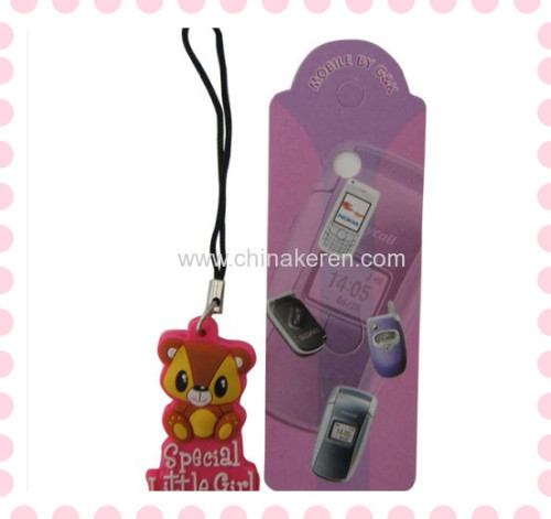 soft pvc moblie pendant