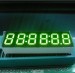 6 digit green led clock display; 6 digit green 7 segment led lock display