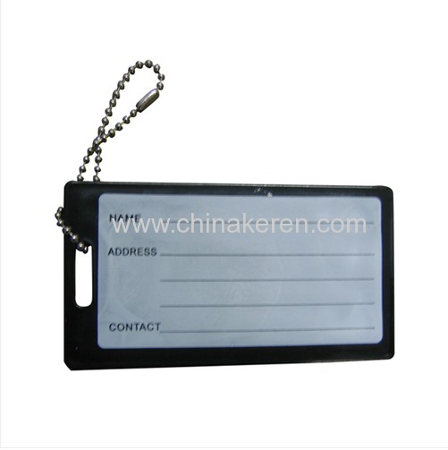 fashion pvc luggage tag Full Color Print fashional