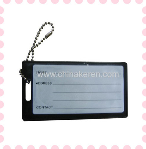 fashion pvc luggage tag Full Color Print fashional