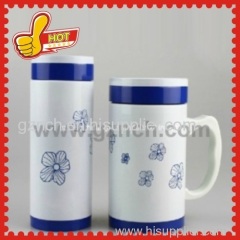 Bone China Office Mug with Insulation Effect