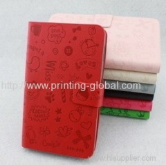 Heat transfer films for leather phone case