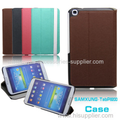 Eco-friendly Leather case for Samsung Galaxy Tab P8200