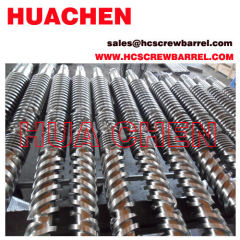 Extruder conical twin screw and barrel in Zhoushan