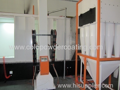 powder spray paint booth