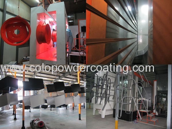 Highest power recovery manual powder coating booth