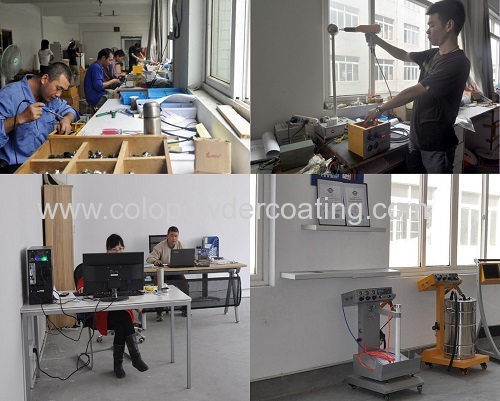 Highest power recovery manual powder coating booth