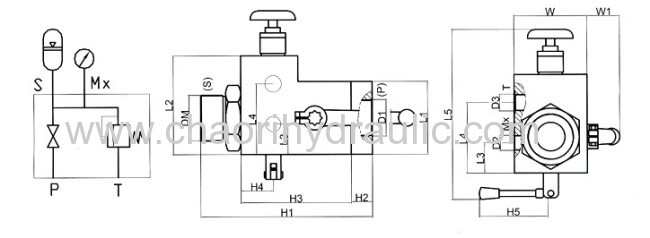 professional safety stop valve for accumulator