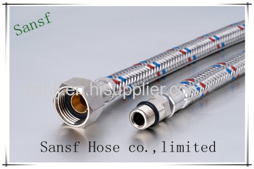 Stainless steel braided faucet pipe