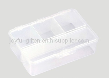 Big Plastic Transparent 4 Case Pill Box Promotion