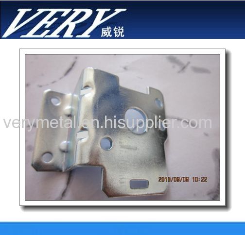 18GA galvanized steel snap lock stamping parts with thickness1.31mm