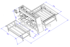 Auto mattress covering machine