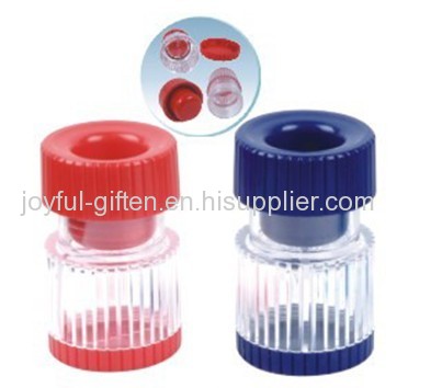 Promotional Plastic Protable Transparent 2 Case Pill BOX Wiht Lid