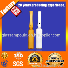 China 15ml iso implement standard Form B glass ampoule
