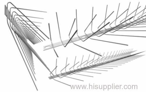 Swallow spikes for swallow control in 4 row spikes cover 15cm width