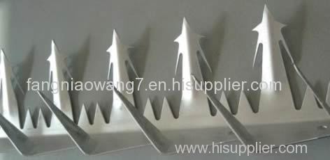 Wall Spikes made from stainless steel or galvanized steel plate