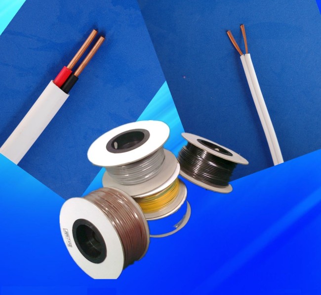 Copper conductor PVC insulated PVC sheathed round electrical wire