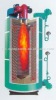 Vertical oil(gas)-fired thermal oil boiler