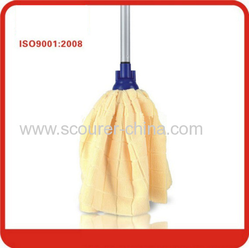 Unextensible Fixed steel handle Microfiber water mop with Polybag