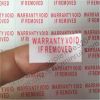 Tamper Evident Security Sticker,Rectangular Destructible Warranty Sticker,Warranty VOID If Removed Eggshell Sticker