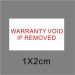 Rectangular Destructible Warranty Sticker
