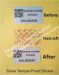 Silver Tamper Evident Warranty Labels