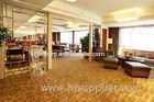 Fashion Loop Pile Hand Knotted Carpet , Yellow Hand Tufted Carpet