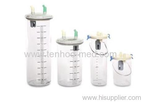 Medical suction vacuum jar bottle