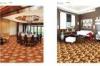 Printed Floral Design Nylon Carpet For Hotel Banquet Area