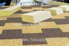100% Nylon / PP Office Carpet Tiles , Commercial Carpet Tiles