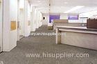 Stripe Patterns Office Carpet Tiles , Gray 100% Nylon Carpet Tiles