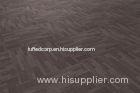 Nylon Brown PVC Backing Carpet , Customized Loop Pile For Office