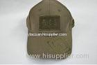 Green Fashionable Tactical Cap , Cotton Polyester Baseball Hat