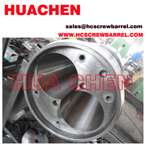 Extruder conical twin screw and barrel in Zhoushan China