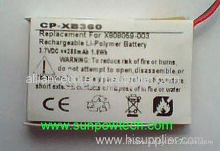 Microsoft Xbox 360 Wireless Headset battery X808059-003