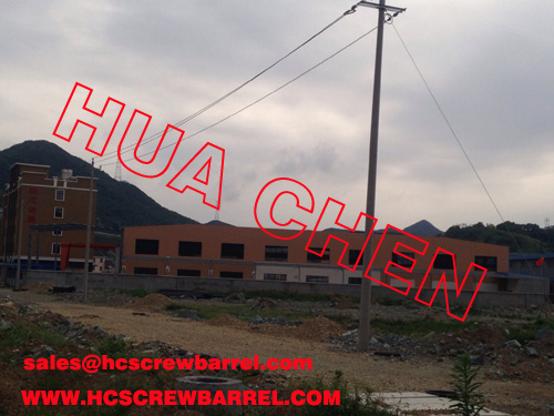 Chinc extruder conical twin screw barrel for sheet profile pipe buckle film