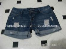 Used jeans short pants