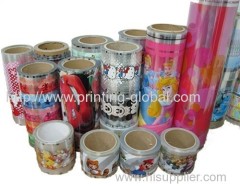 Hot stamping film for plastic toothbrush