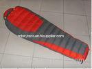Polyester Zipper Down Mummy Sleeping Bag Outdoor Camping Gear