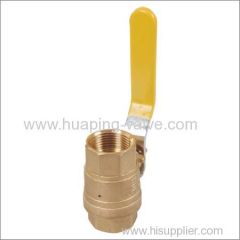 Two-piece Safety Exhaust Brass Ball Valve