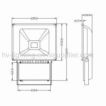 10W 20W 30W 40W LED Floodlight fixtures 