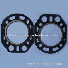 Reinforced asbestos composite plate gasket