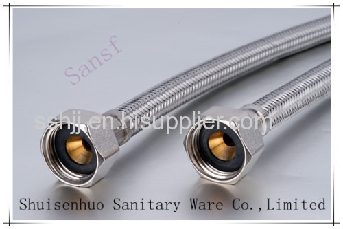 Stainless steel braided hose for water