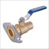 Brass Ball Valve with Rotating Flange Solder