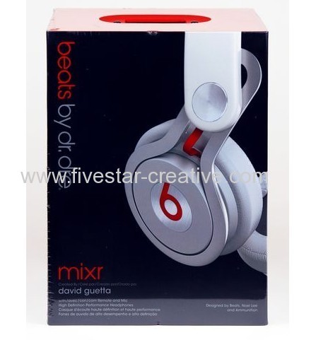 Beats by Dre White MIXR Headphones for iPhone iPod New