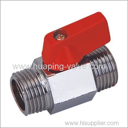 Chrome Plated Brass Mini Ball Valve